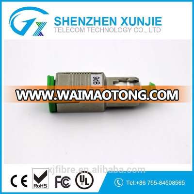 SC APC Male for female fiber attenuator / optical attenuator 5DB